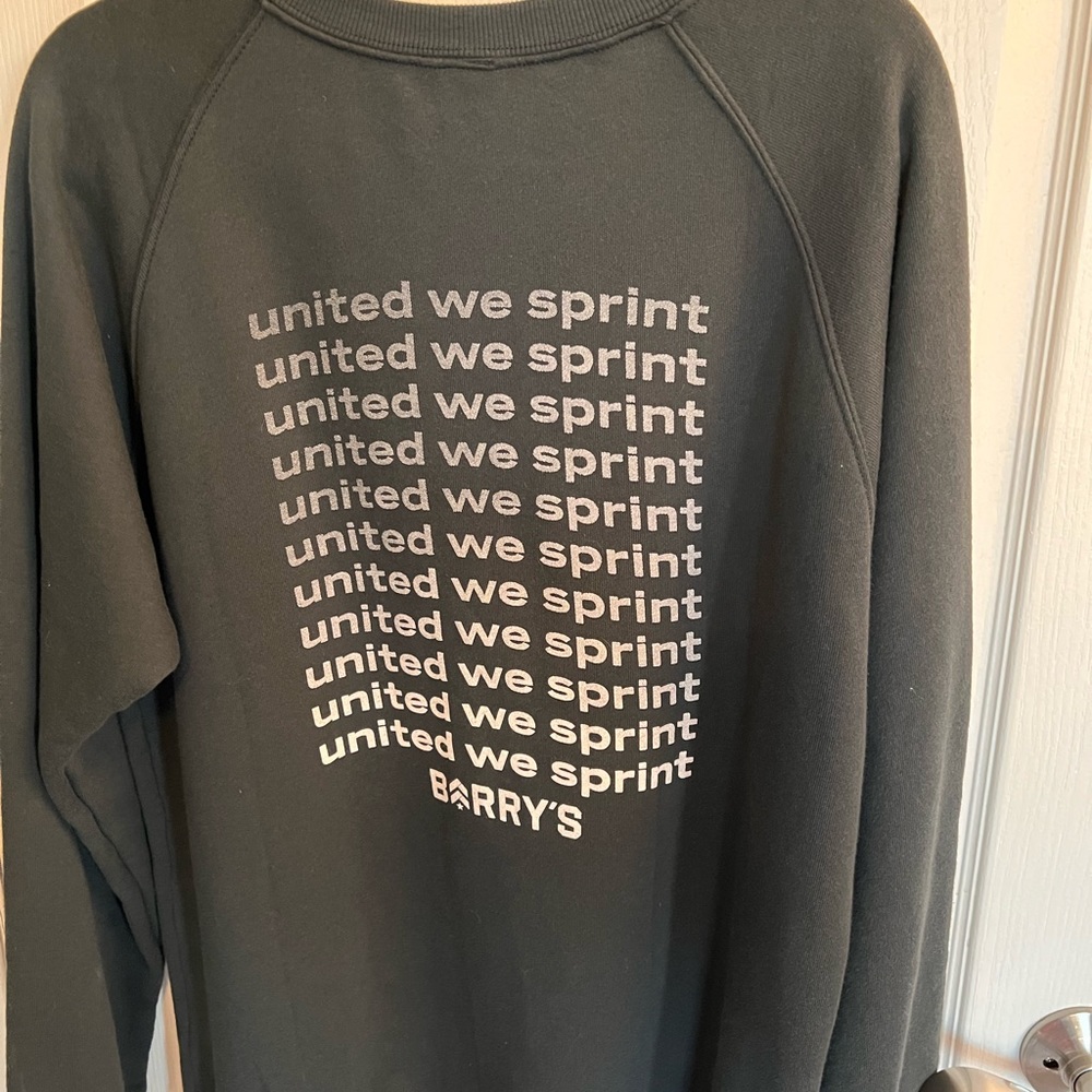 Barry’s United We Sprint sweatshirt